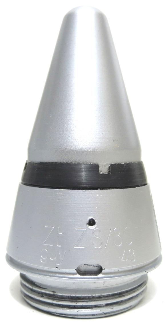 German Wehrmacht Zt Z S/30 Zeitzünder S/30 Fuze As Used On 8,8 cm, 10,5 cm And 12,8 cm Flak, For Example, Resin Replica, Inert.