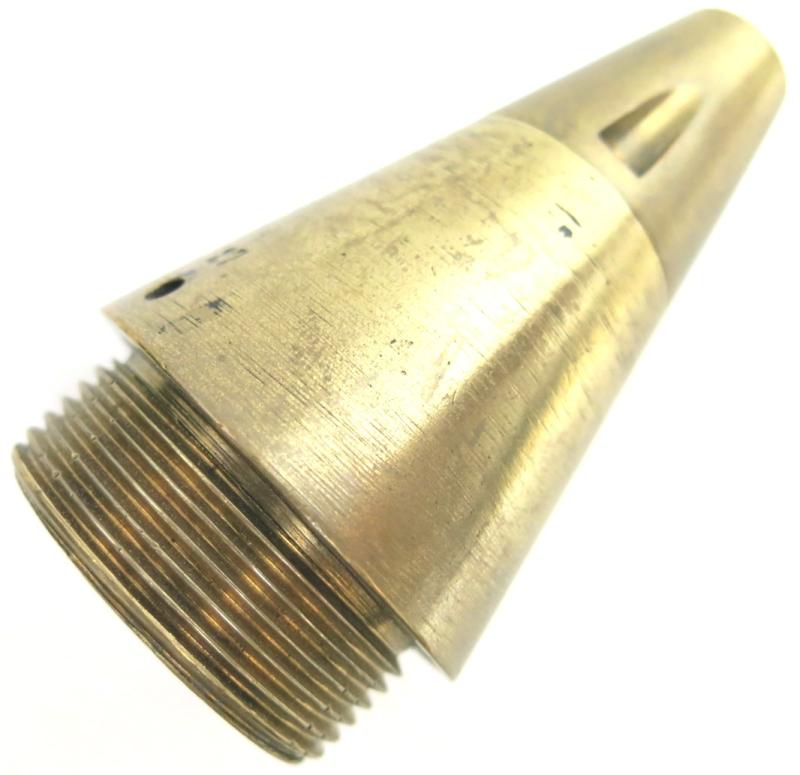 Dutch 7.5 cm Feldkanone 243(h) Zünder Fuze In Brass, Used Also By The Wehrmacht, Hard To Find, Inert.