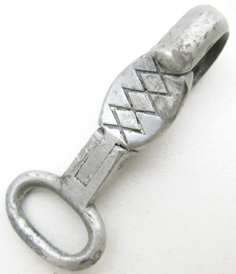 German Wehrmacht Aluminium Hook For Canteen Straps.