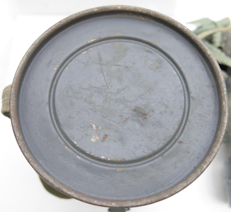 German Luftwaffe Legion Condor GM30 Gas Mask Set In Blue, Can 1934, Mask G= 1935.