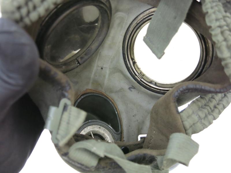 German Luftwaffe Legion Condor GM30 Gas Mask Set In Blue, Can 1934, Mask G= 1935.