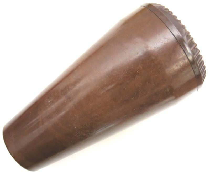 German Wehrmacht Light Brown Bakelite Zünderbüchse 1 Fuze Transport Pot 1938, Minty.
